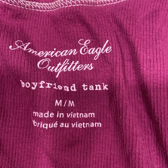 plum American Eagle boyfriend tank - Picture 2 of 3